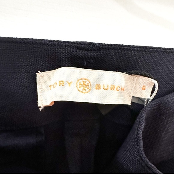NWT Tory Burch Skinny Pant Medium Navy Blue 411 sz 0 - Picture 9 of 11